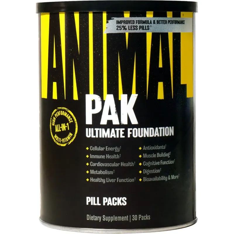 Universal Nutrition Animal Pak Voedingssupplement - 30 verpakkingen Meest Verkocht