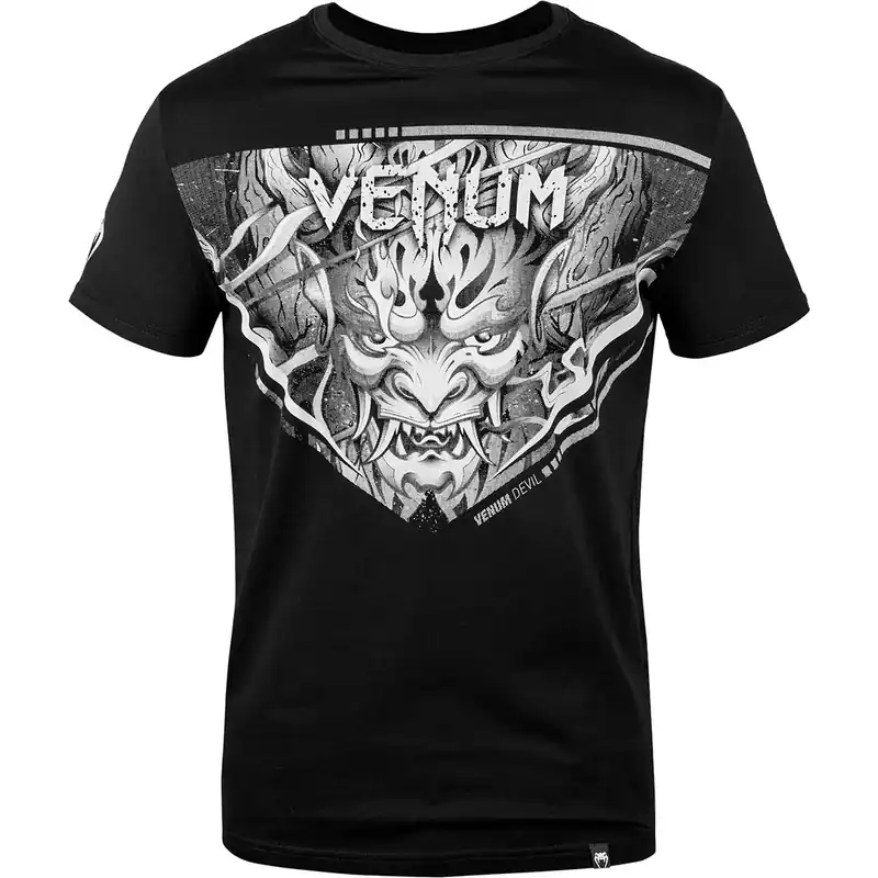 Venum Devil Crewneck T-shirt - Wit/Zwart S Koopje