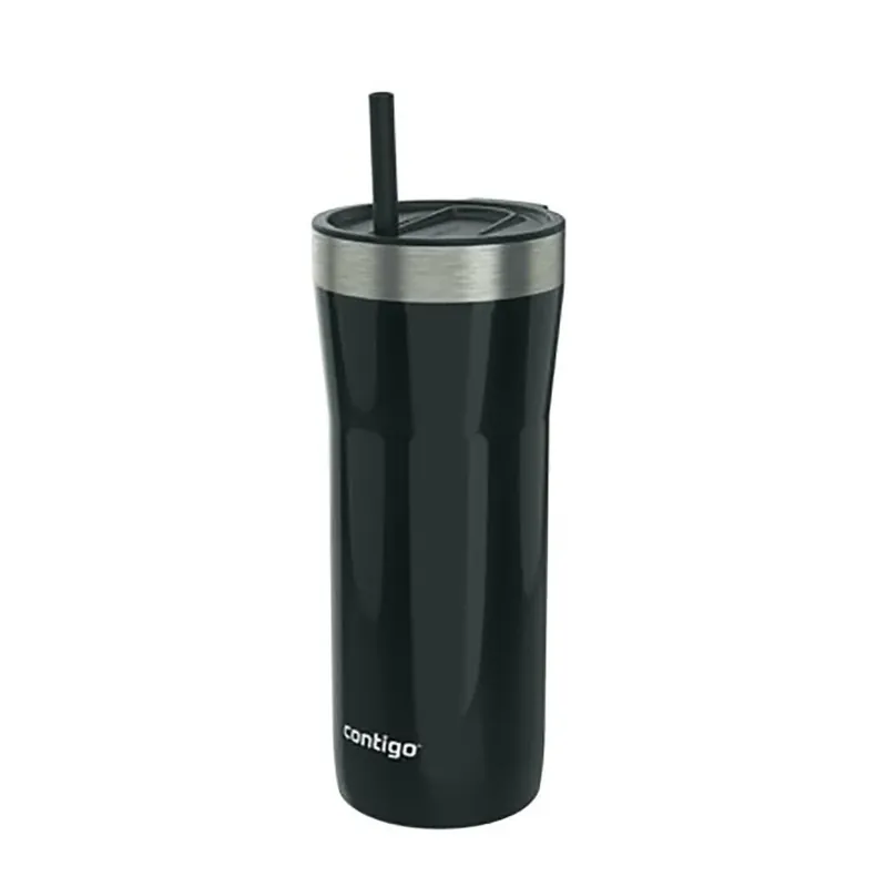 Seizoensaanbieding Contigo 32 oz. Streeterville vacuüm geïsoleerde roestvrijstalen beker met rietje Drop