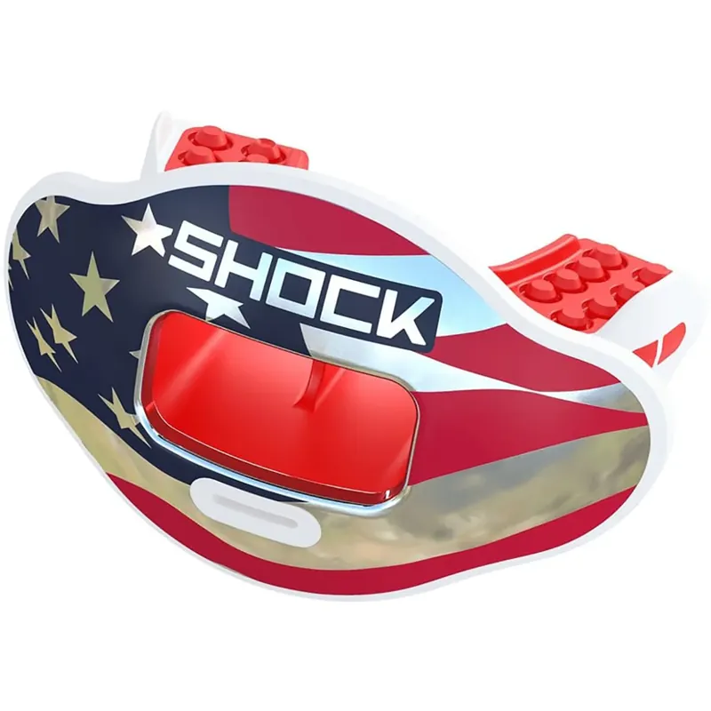 Shock Doctor Max AirFlow 2.0 Lippenbeschermer Stars and Stripes Meest Verkocht