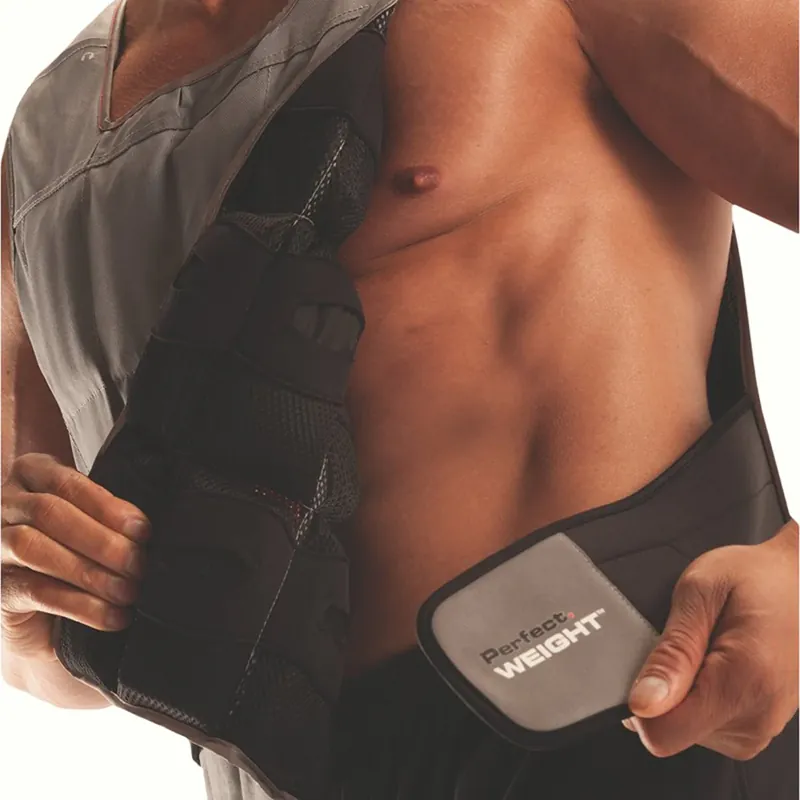 Flitsaanbieding Perfect Fitness volledig verstelbaar neopreen verzwaard vest - 40 lb.