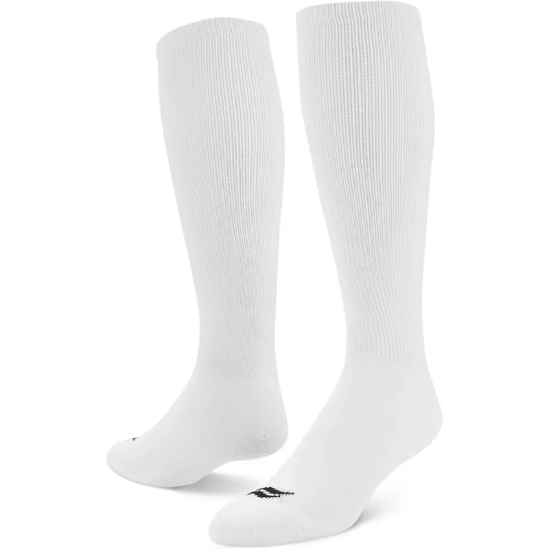 Meest Verkocht Sof Sole All Sport Over-The-Calf Team Athletic Performance Sokken voor heren, wit, maat M 4-6 Y/5-9.5 W/6-8 M, 2 paar