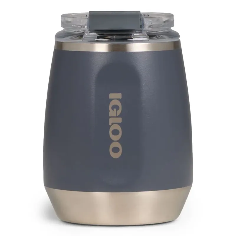 IGLOO 10 oz. wijnglas van roestvrij staal Carbonite Speciale Aanbieding