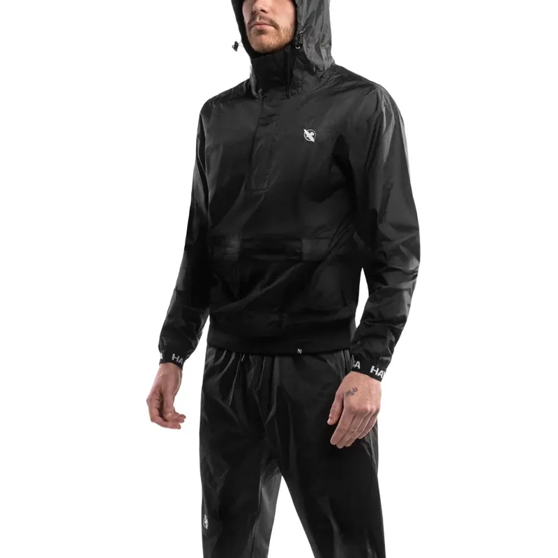 Favoriet Hayabusa Pro Saunapak met capuchon, zwart XX-Large