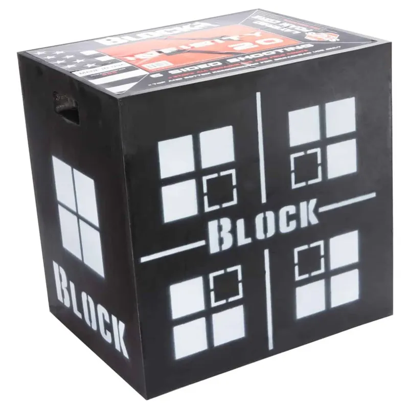 BLOCK Infinity 6-zijdige schuimrubberen boogschietdoel 20" x 20" x 20" 500 FPS Hoogwaardig gelaagd schuim 20 " Hoge Kwaliteit