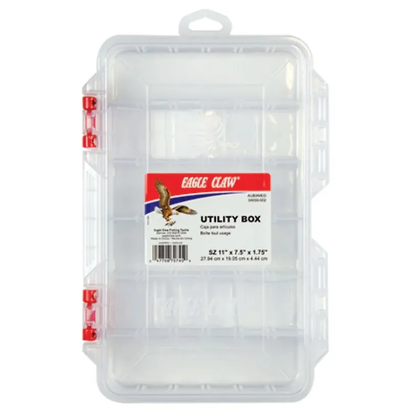 Koop Vandaag Eagle Claw opbergdoos, transparant, 9 x 5 x 1.5 cm
