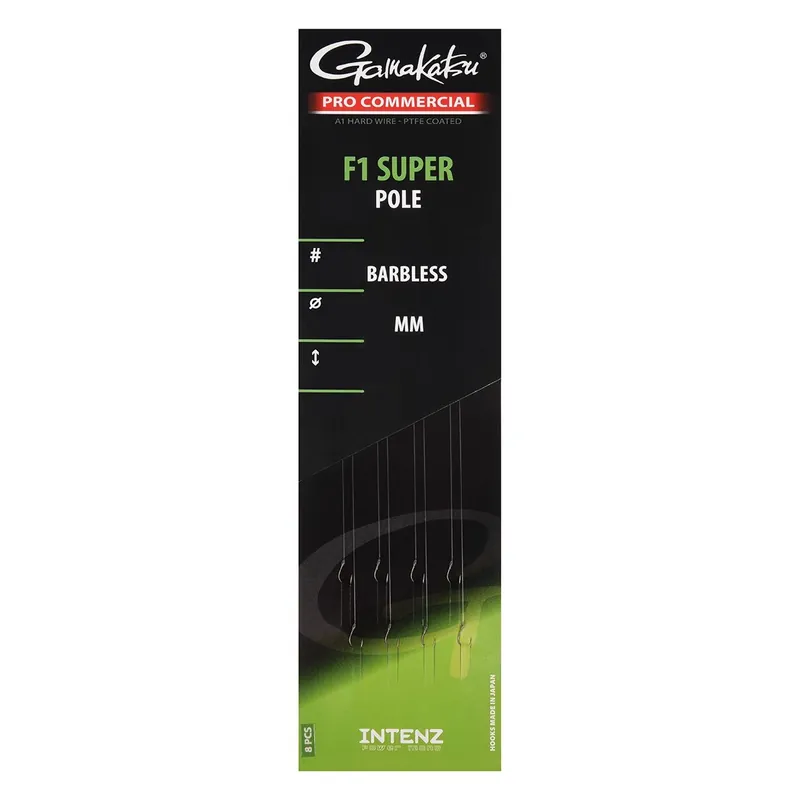 Op = Op Gamakatsu Coarse F1 Super- Pole Onderlijn 15cm (8 Stuks) 16/0.13mm