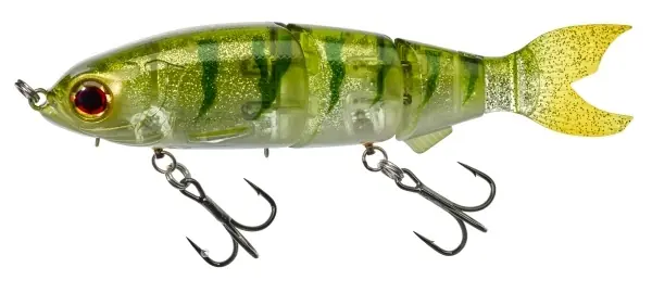 Uitverkoop Gunki Itoka Run 180 S 18cm (77.6g) Swimbait Stripped Chart Back