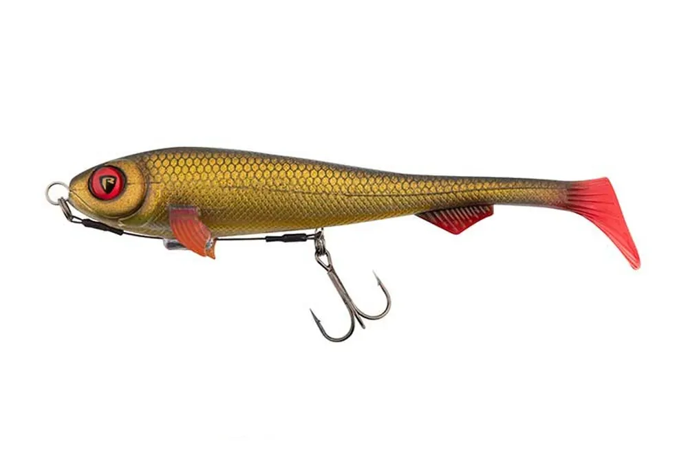Fox Rage Super Slick Shad Loaded 18cm (49g) UV Golden Prey Nieuw