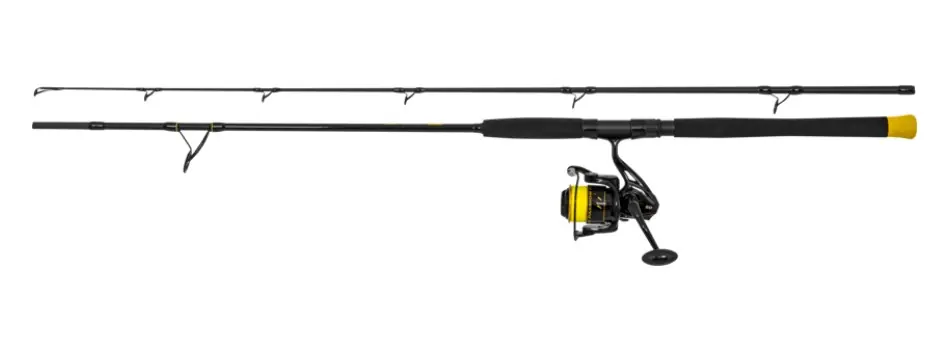 Snelle Levering Black Cat Hard Core Combo Spin Meerval Hengelset 2.40m (200g)