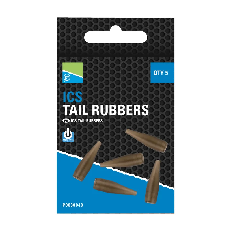 Goedkoop Preston ICS Tail Rubbers (5 Stuks)