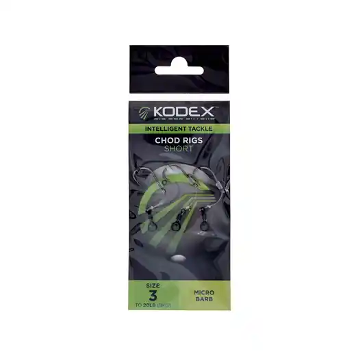 Kodex Chod Rigs 3 stuks 3 (20lb) Merkproduct