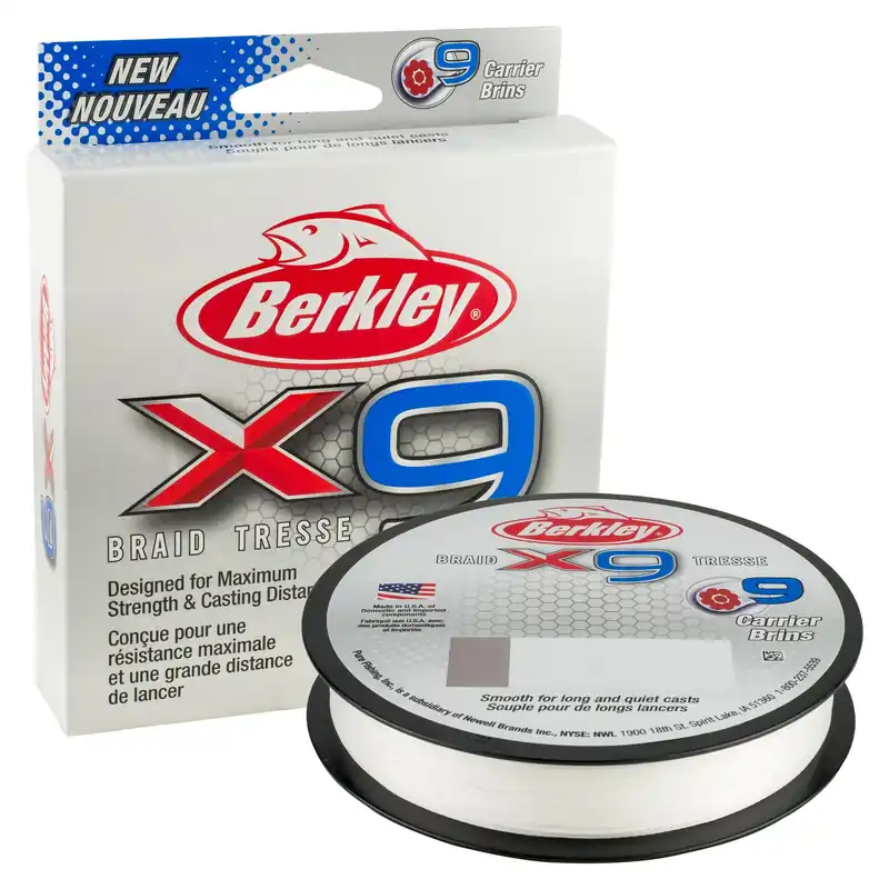 Berkley X9™ Braid Crystal Gevlochten Lijn (150m) 0.21mm Direct Verzonden