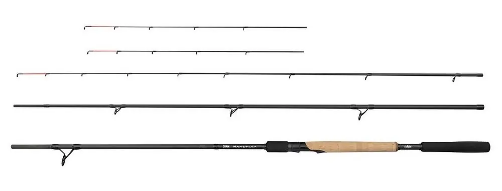 Koop Vandaag Dam Nanoflex Distance Feederhengel (3-Delig) 3.9m 60-120g