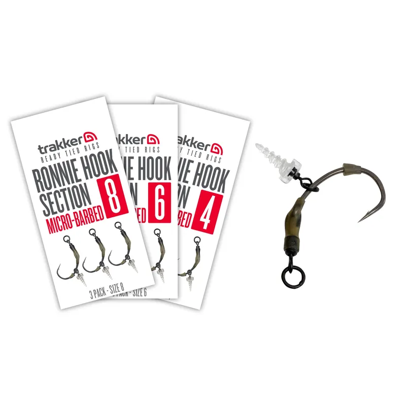 Voordeelprijs Trakker Ronnie Hook Section Micro Barbed (3 Stuks) 4