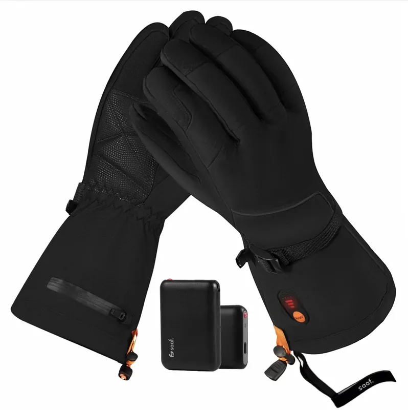 Saaf Verwarmde Handschoenen Premium Zwart L Goedkoop