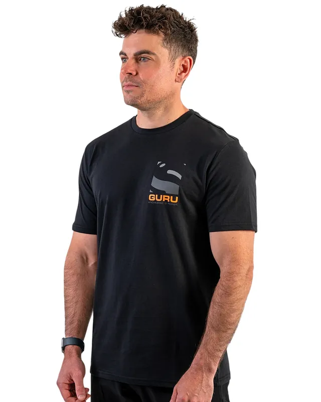 Rechtstreeks Van De Fabrikant Guru Magnify Tee Black T-Shirt L