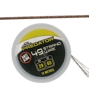 Fox Rage Predator 49-Strand Coated Steel Wire 65lb/29kg (10m) Fabrieksprijs
