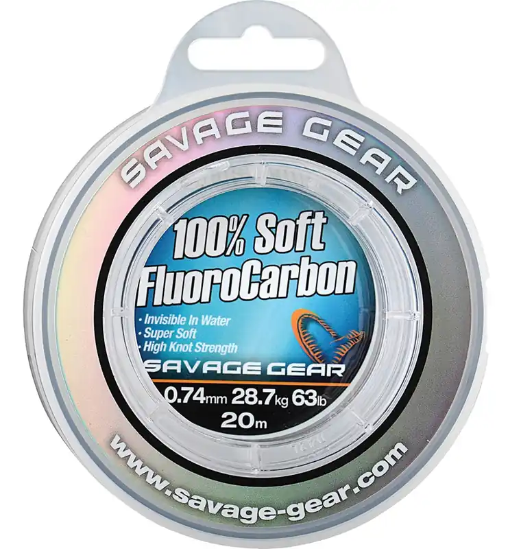 Aanbieding Savage Gear Soft Fluorocarbon Clear 0.60mm (20m)