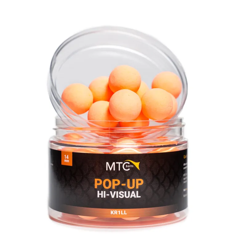 Laatste Versie MTC Baits KR1LL Pop-Ups Hi-Visual 12mm