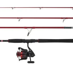 Beperkt Aanbod Penn Fierce IV Travel Combo Zeevis Spinhengel (4-delig) Boat 2.10m (20-30lb)