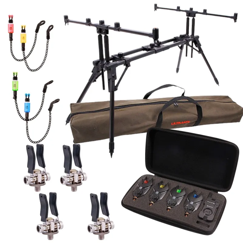 Snelle Levering Ultimate Rod Pod Set - 4 hengels