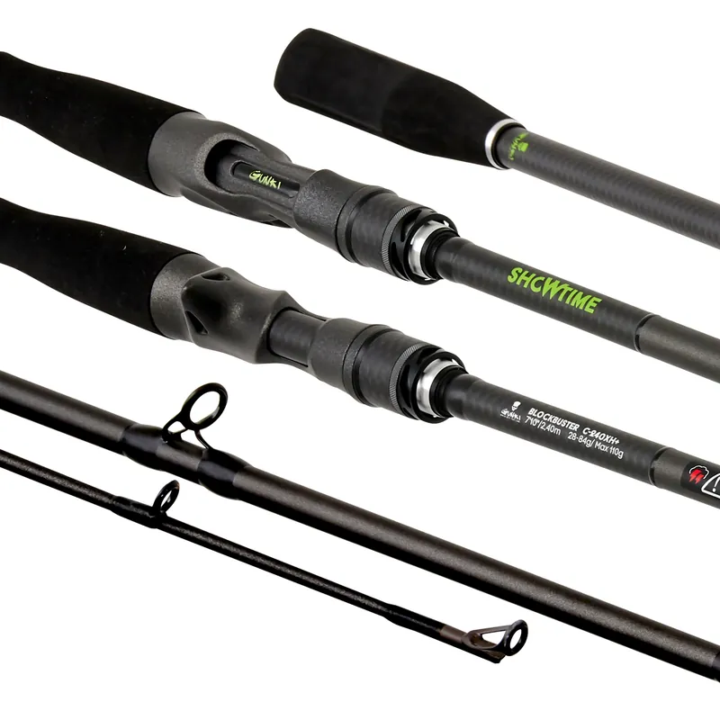 Meest Verkocht Gunki Showtime Blockb C XH Baitcaster Hengel (1+1) 2.40m (28-84g)