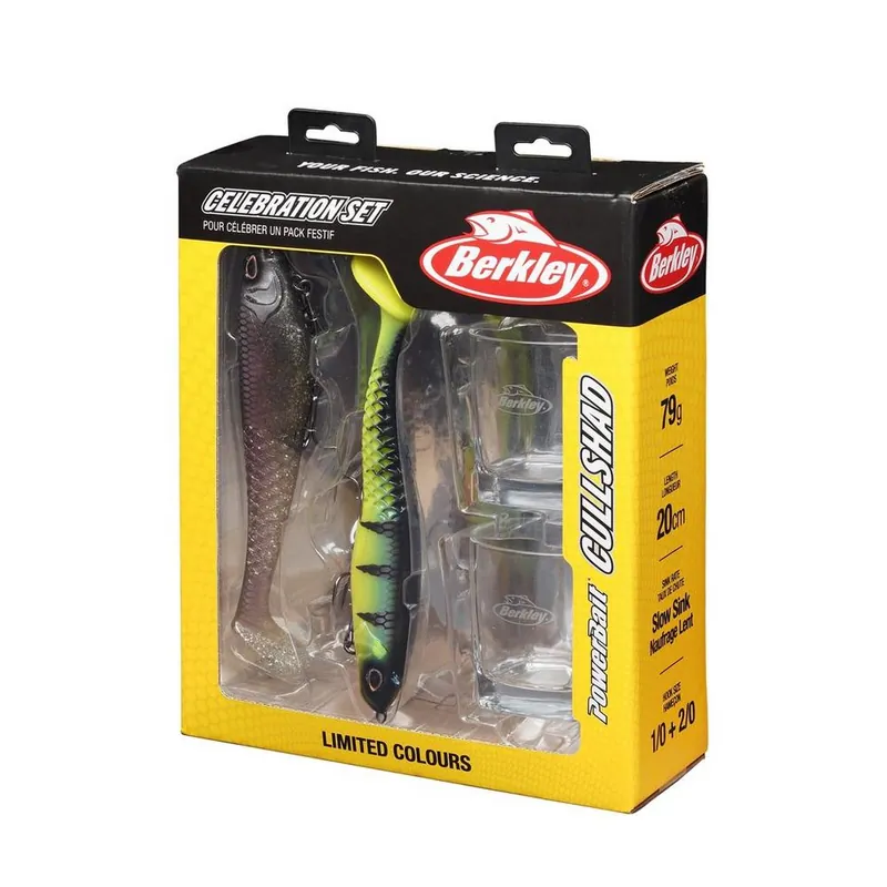 Berkley Gift Pack 2x Cullshad 20cm (Incl. 2 Berkley Shotglazen) Express Levering