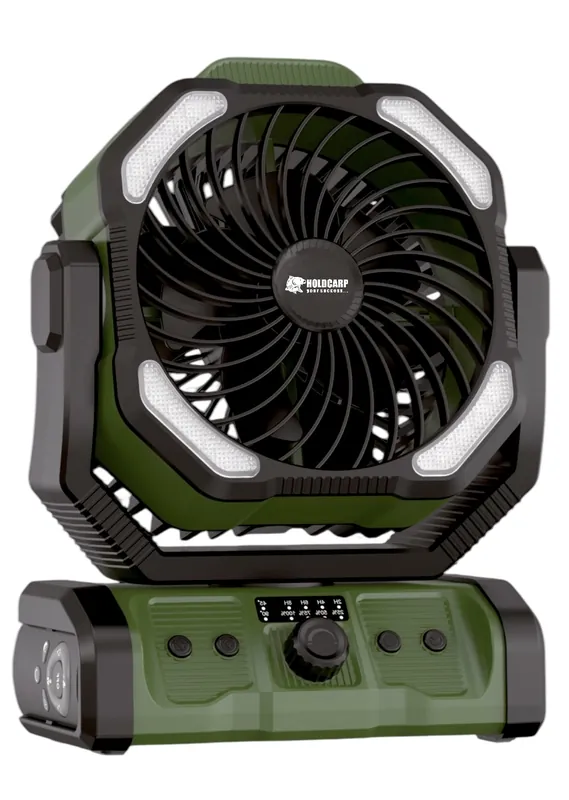 Holdcarp Rechargeable DoubleMotor Fan (Incl. Afstandsbediening) Seizoensaanbieding