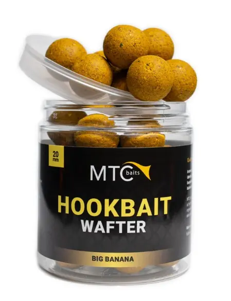 Superprijs MTC Baits Big Banana Hookbait Wafter 16mm
