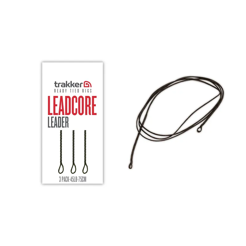 Hete Deal Trakker Leadcore Leader 45lb (75cm) (3 Stuks)