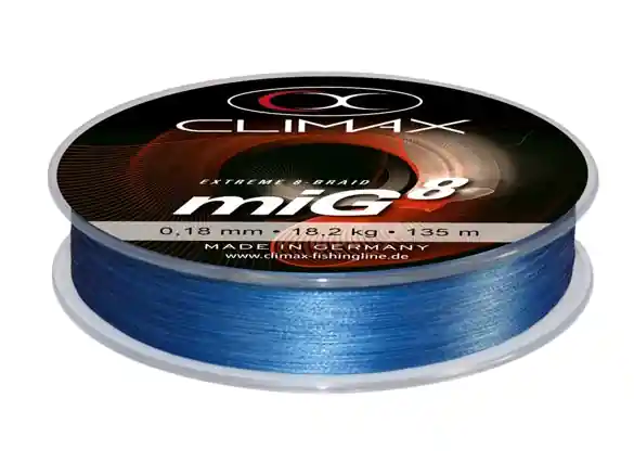Alleen Vandaag Climax MIG 8-Braid Blue 135m 0.12mm/9.5kg