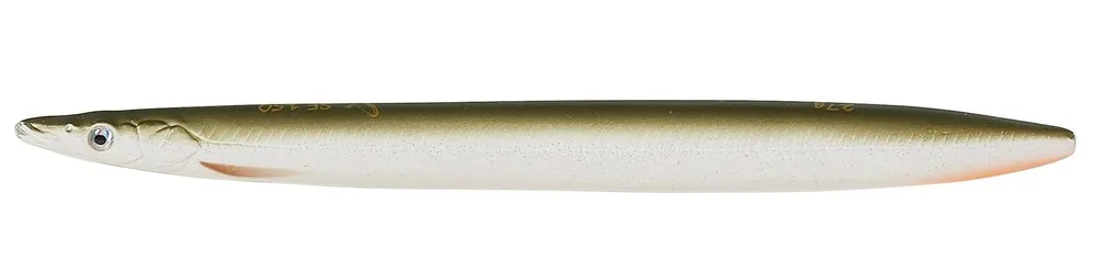 Savage Gear Line Thru Sandeel Pilker 12.5cm (19g) Matt White Tobis Bestel Nu