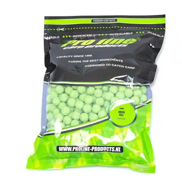 Proline Green Hell Boilies - 2,5 kg 15mm Superprijs