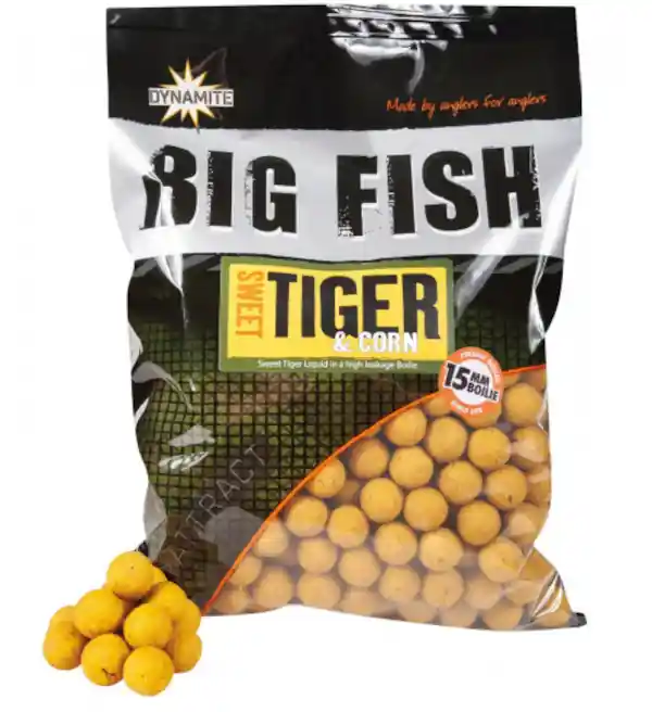 Dynamite Baits Sweet Tiger Corn 15mm 5kg Beperkte Voorraad