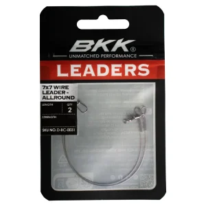 BKK 7x7 Wire Leader Allround Duolock Snap 25cm (2 Stuks) 9kg Uitverkoop
