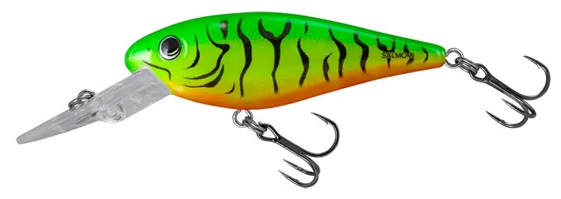 Exclusieve Aanbieding Salmo Rattlin' Executor SDR Crankbait 5cm (5.5g) Clear Hot Perch