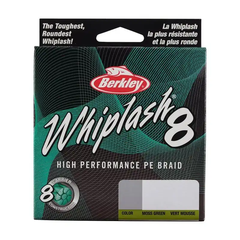 Voordeelprijs Berkley Whiplash 8 Gevlochten Lijn Green 300m 0.06mm / 10.7kg (300m)