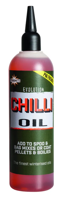 Dynamite Baits Evolution Oil Liquid (300ml) Chilli Uitverkoop
