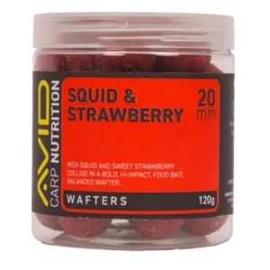 Avid Squid & Strawberry Wafter (200g) 15mm Gecertificeerd