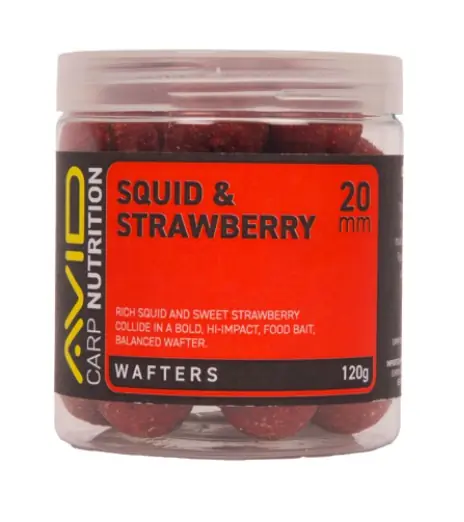 Avid Squid & Strawberry Wafter (200g) 15mm Gecertificeerd