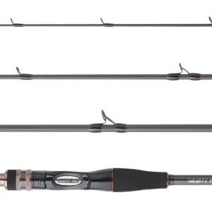 Hearty Rise Dark Soul Travel Baitcaster Hengel (4-Delig) 2.15m (8-38g) Laatste Kans