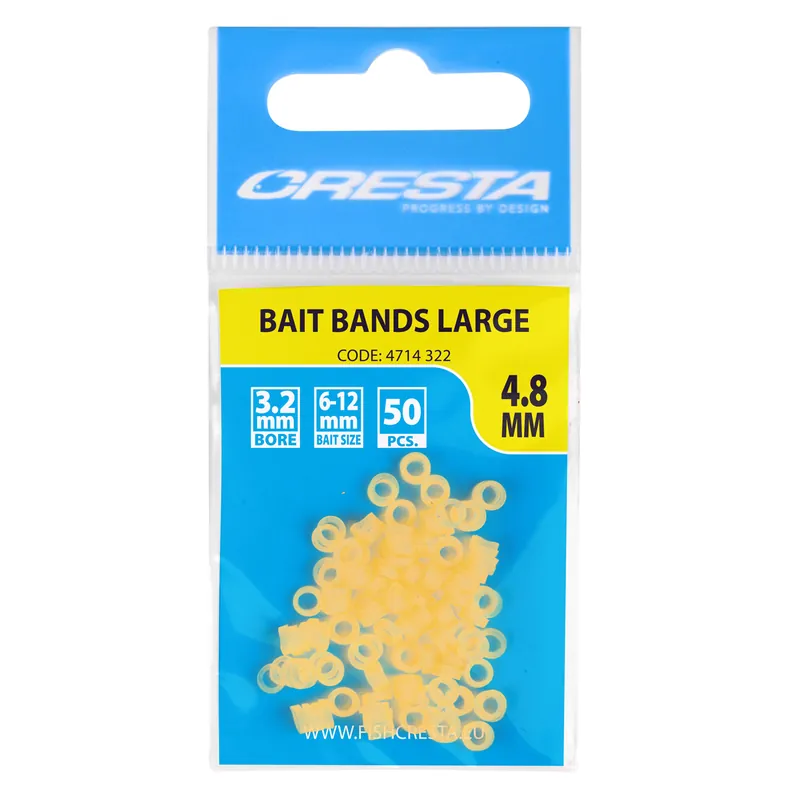Beperkte Voorraad Cresta Bait Bands (50 stuks) Small