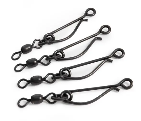 Black Cat Pellet Pro Mega Meerval Lead Clips (4 Stuks) Nieuw