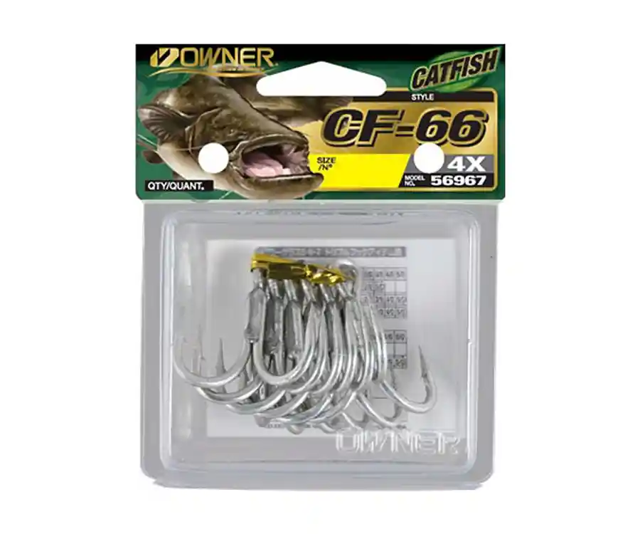 Betrouwbaar Owner CF-66 Catfish Treble Haken 3/0 (6 stuks)