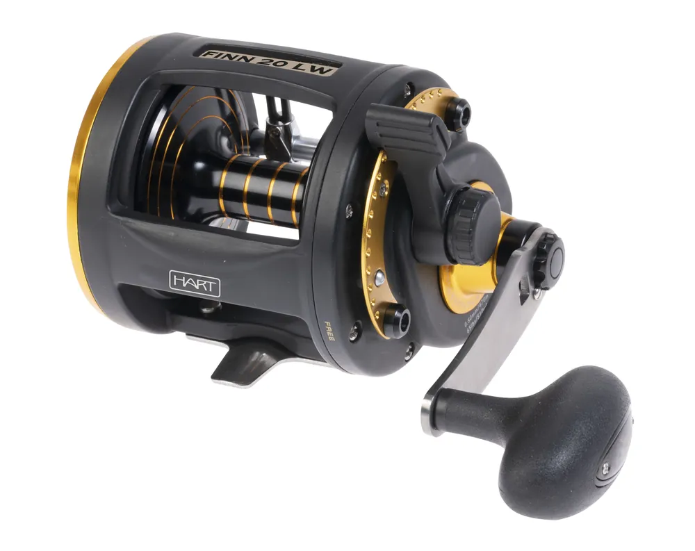 Hart Finn 20LW Trolling Zeevis Reel RH Hoge Kwaliteit