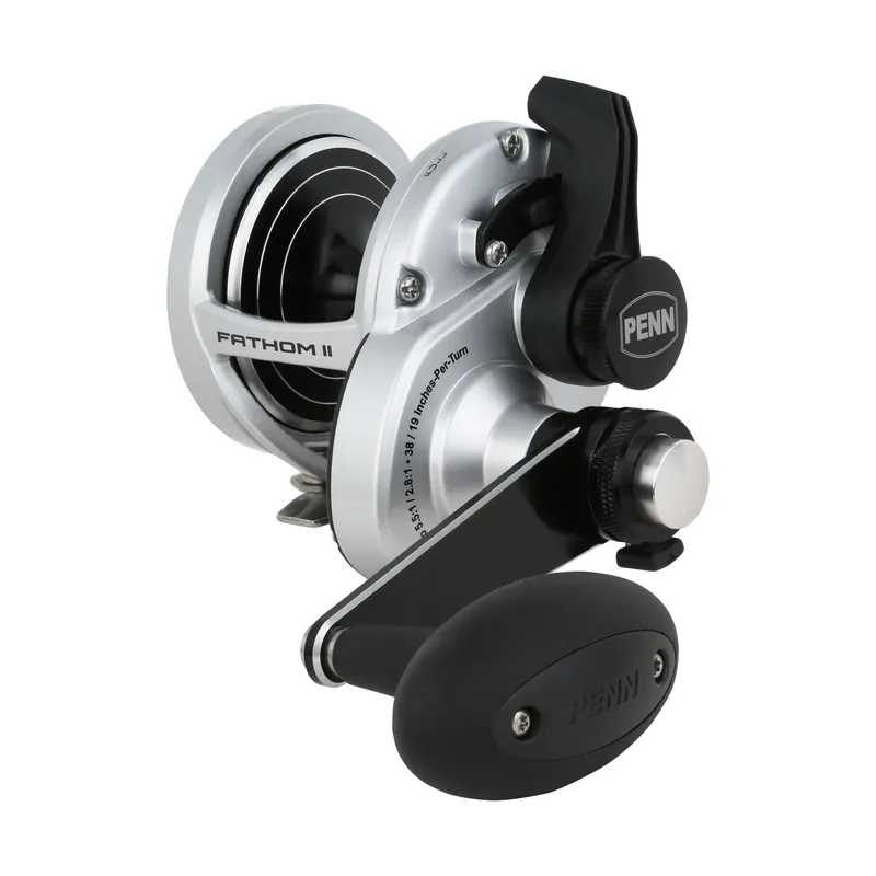 Penn Fathom™ II Lever Drag 2 Speed Zeevis Reel LH 15XN Koopje