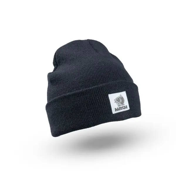 Bestel Nu Nash Make it Happen Badge Beanie Hat Black