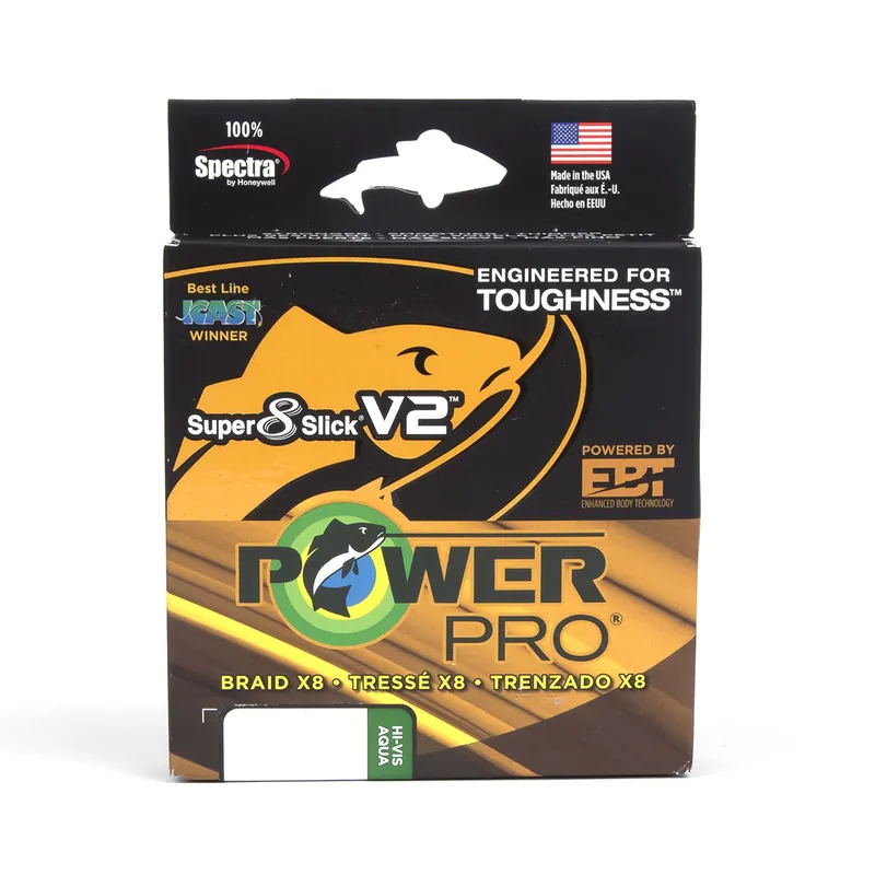 Shimano PowerPro Super 8 Slick V2 Aqua Green (455m) 0.28mm/20kg Direct Beschikbaar