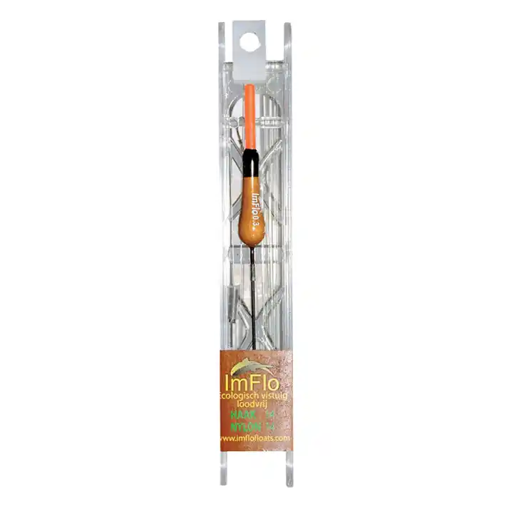 Direct Beschikbaar ImFlo Ecologisch Loodvrij Vistuig 502 - Haakmaat 14/ Lijndikte 0.14mm (0.3g)